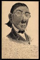 Handgemalt: Portrait eines Gelehrten im 