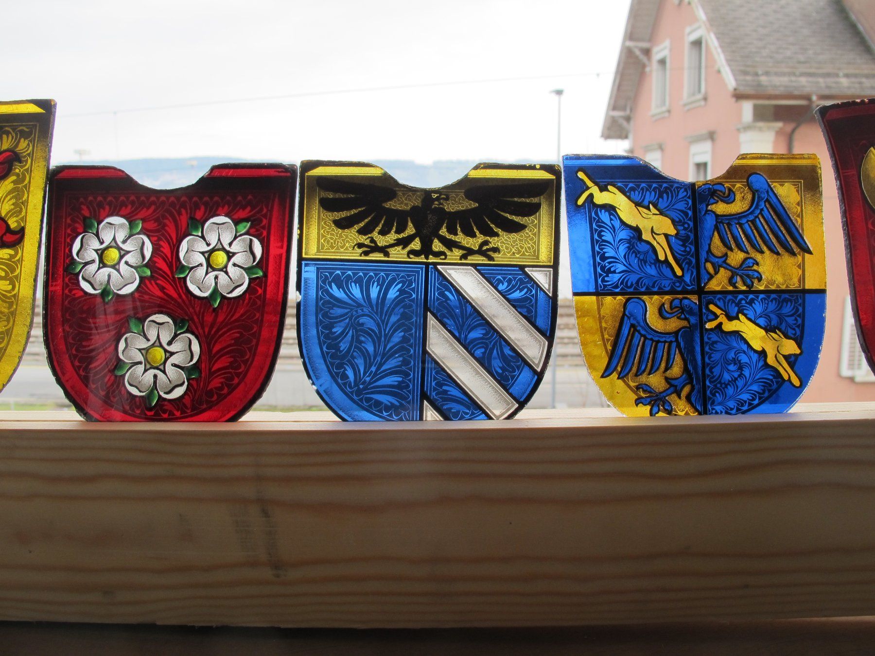 Sonstige Antiquitäten & Kunst: 5 antike Wappenscheiben 18/19 Jh – Gebraucht aus Wädenswil von Turusukko 3