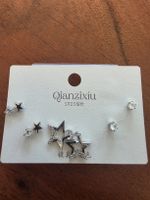 Ohrring Set Qianzixiu Sterne mit Steinen neu
