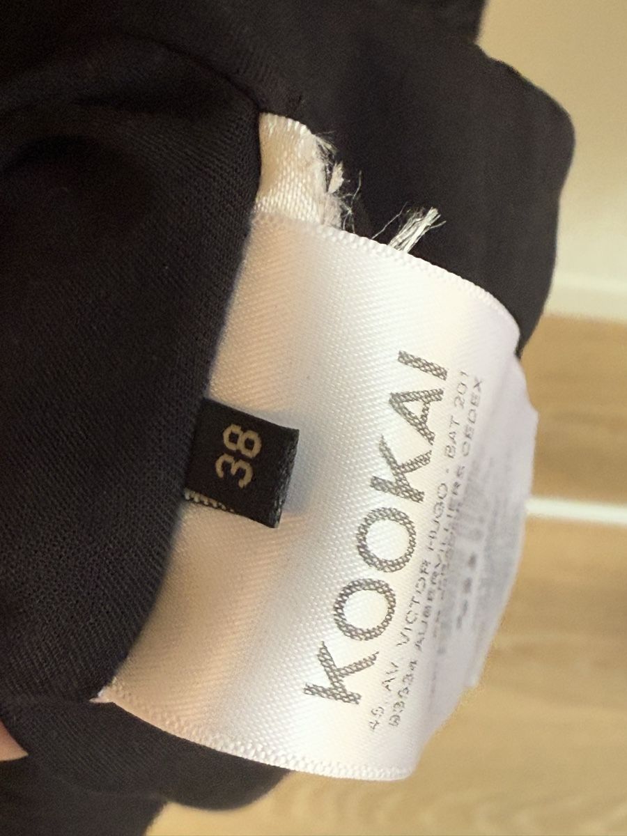 Kookai Vestiti: Robe noire transparente Kookai, t.38/M – Usato da Tavannes venduto da Thriftshop 6