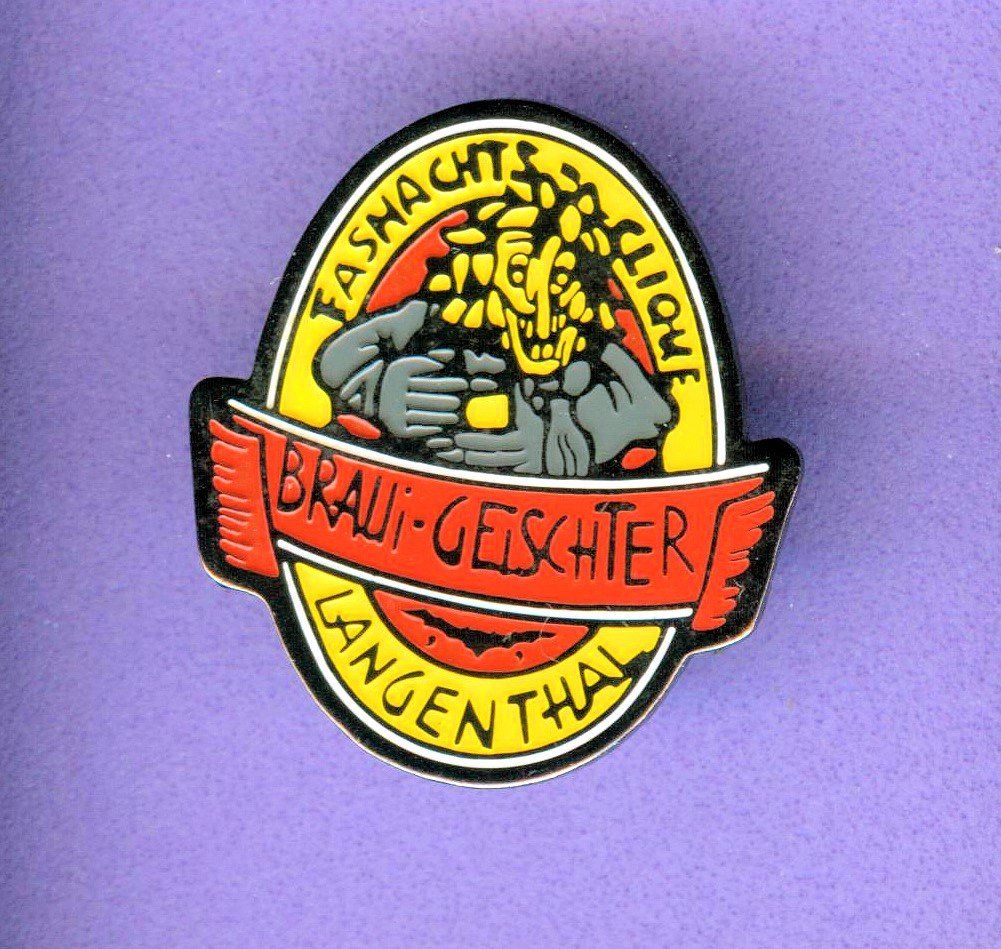 Placchette & Badge: BRAUI-GEISCHTER  Clique  Langenthal – Usato da Winterthur venduto da Sammleroase
