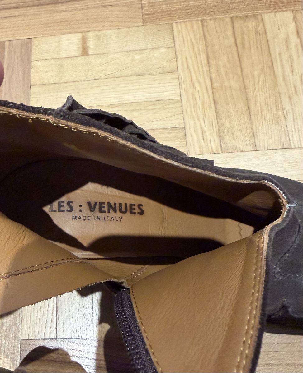 Scarpe da donna: Bottines en daim brun Les : Venues – Nuovo (secondo la descrizione) da Lausanne venduto da marinemtr 5