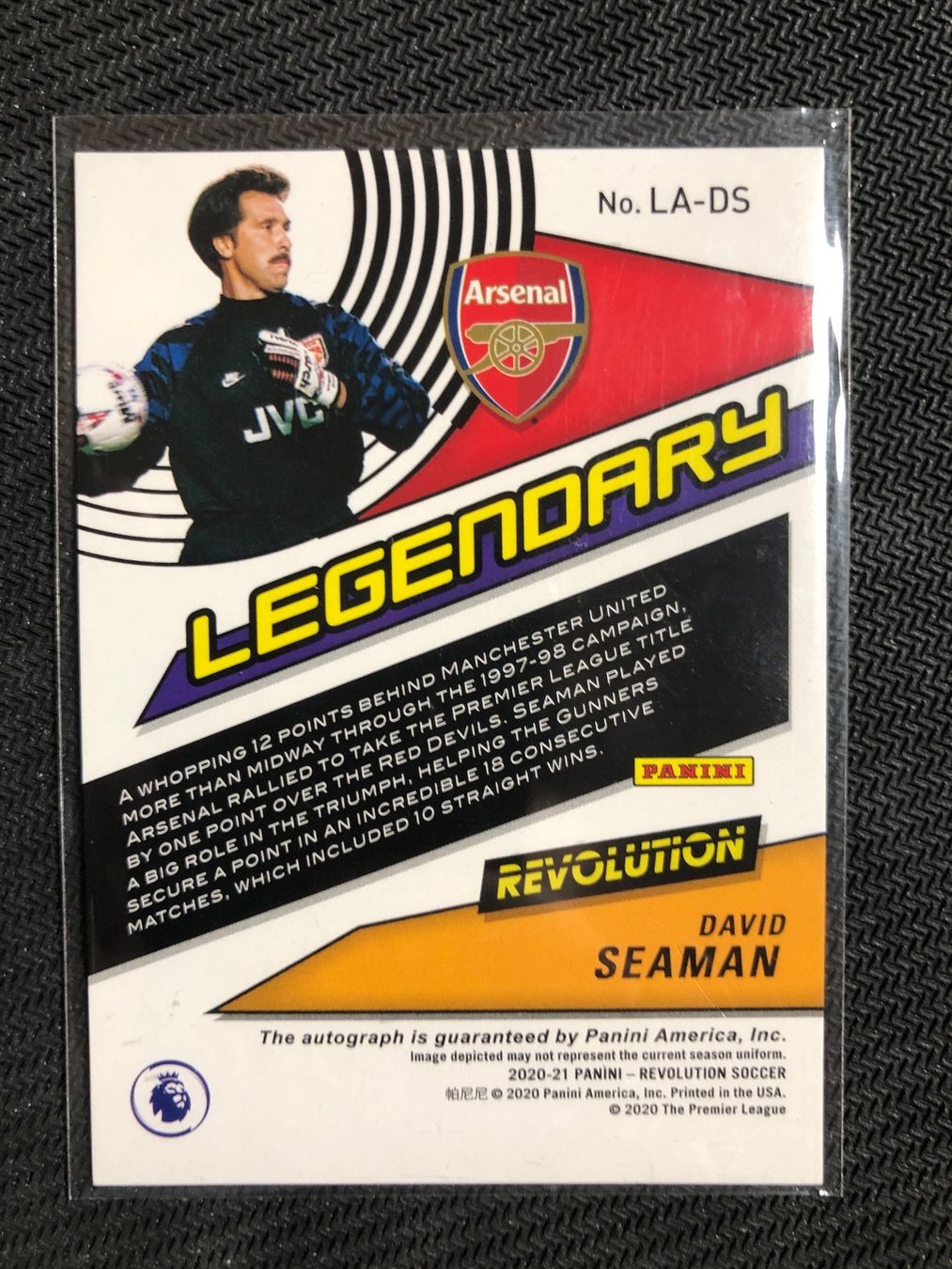 Panini Sammelbilder & Trading cards: Panini Revolution David Seaman Arsenal Autogramm – Gebraucht aus Wangenried von Garagara 1
