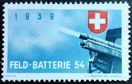 Soldatenmarke 2.WK, Feld Batterie 54, Wi Art 266