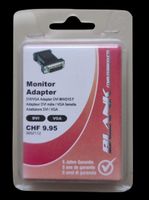 Blank Computerproducts DVI/VGA Adapter DVI M/HD15 F
