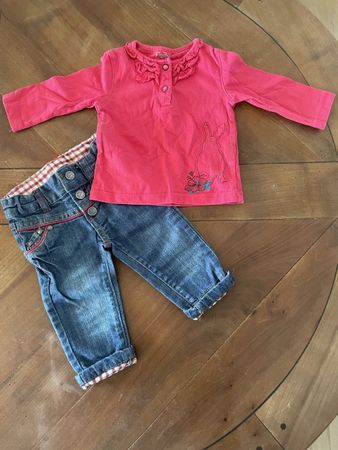 Gr. 68 jeans t-shirt