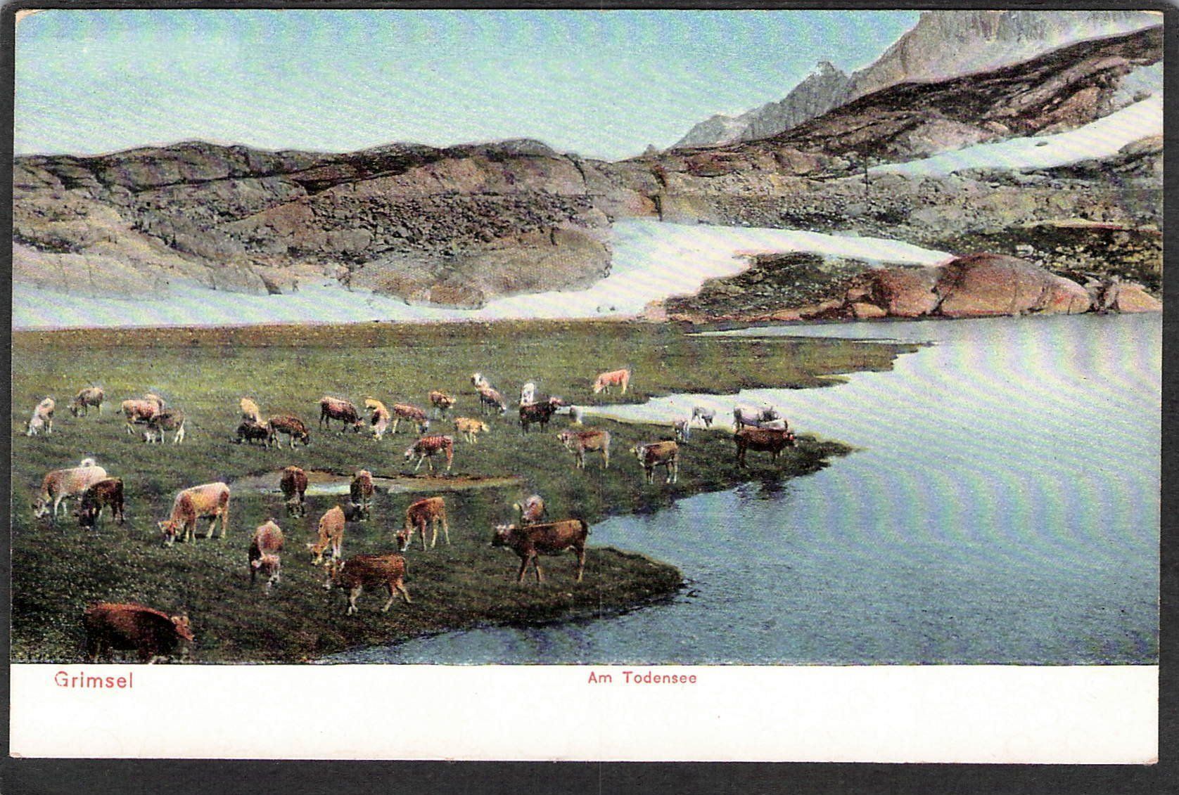 Cartoline postali: ,Grimsel , Am Totensee – Usato da Reichenburg venduto da ibiza18