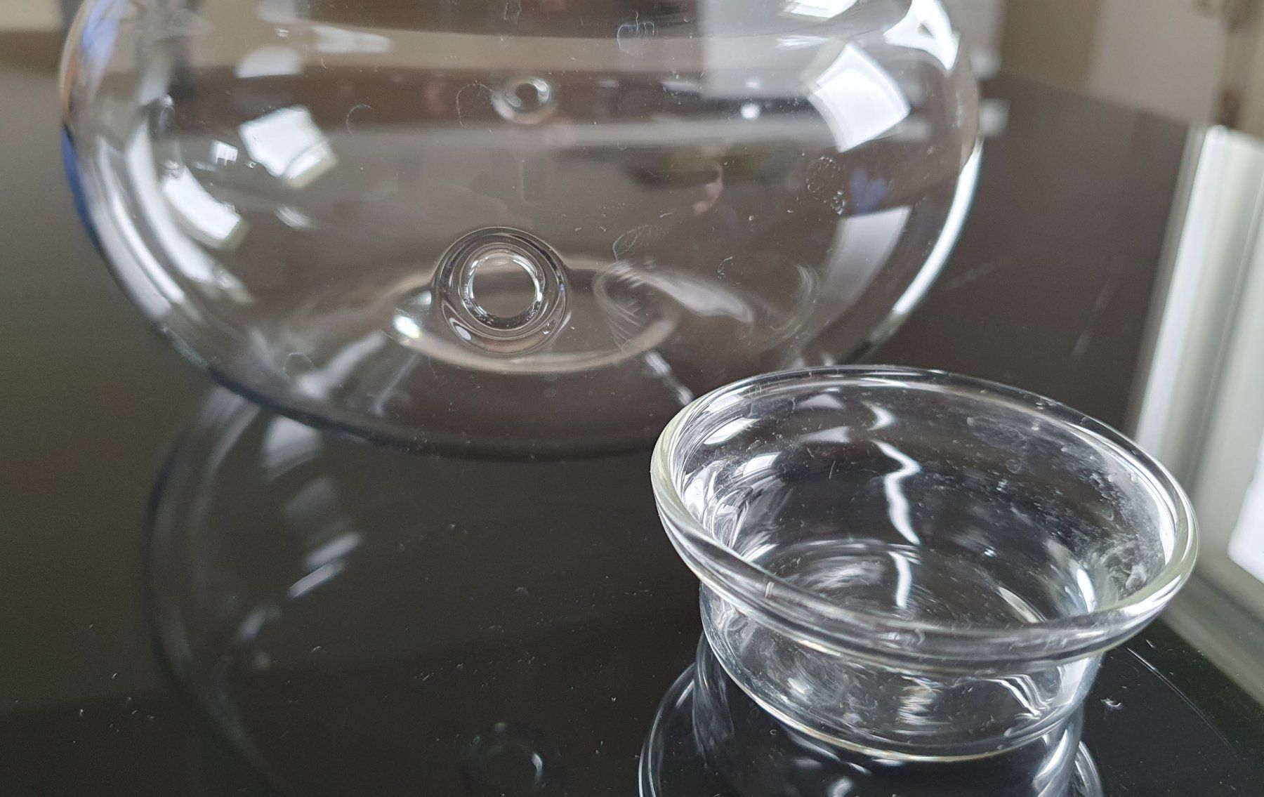 Portacandele: Teelicht Schale / Teewärmer - JENAER Glas – Usato da Giswil venduto da online-Brockenhaus 3