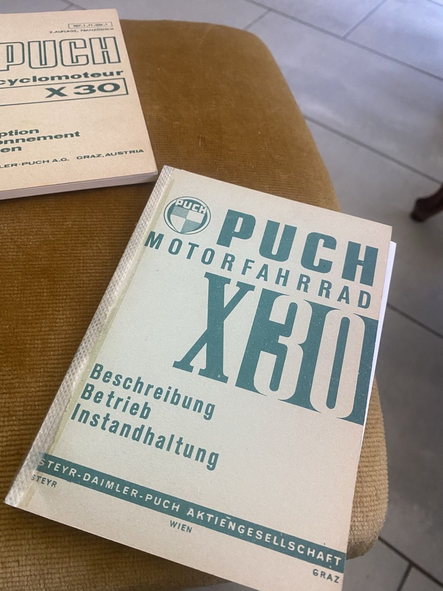 Puch Mofas: Puch x30 Betrieb Buch 4 Stuck Top – Neu (gemäss Beschreibung) aus Capolago von Lillo22 4