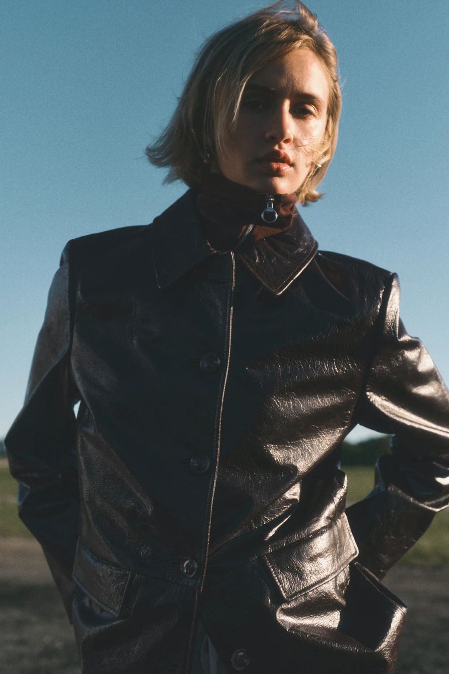 H&M Giacche: H&M Premium Lederjacke braun NP 499.- – Nuovo e nell'imballaggio originale da Balgach venduto da kimo1 2