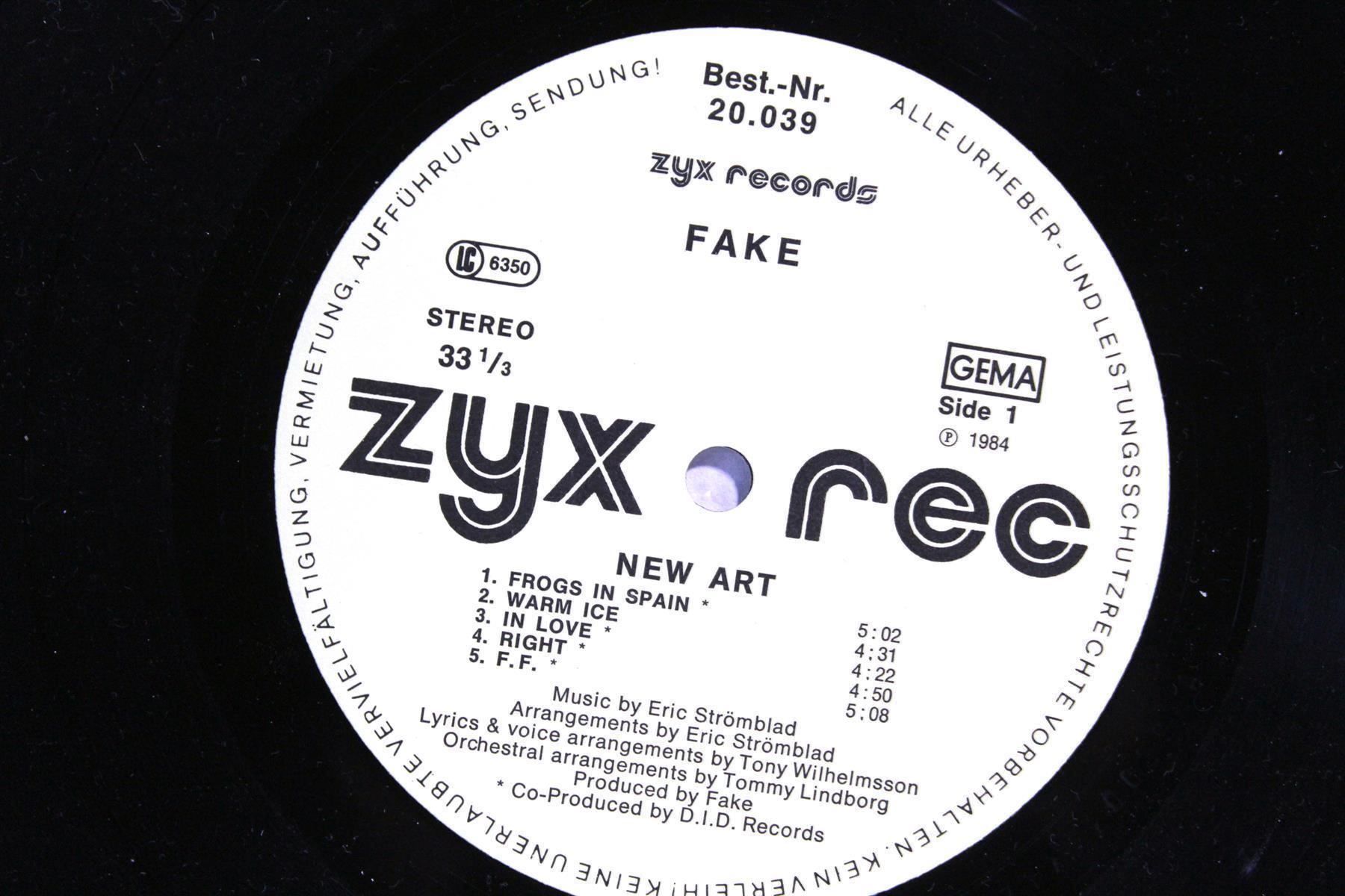 Systèmes d'alarme: FAKE: New Art – D'occasion à Bern par vinyl-heaven 1
