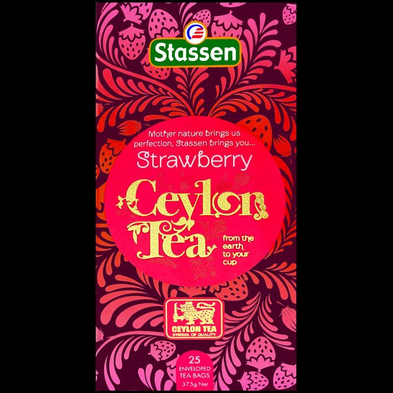 Cibi & Specialità: Stassen - Strawberry Tea - Gastro-Teebeutel – Nuovo e nell'imballaggio originale da Gampelen venduto da Geschenkxy 1