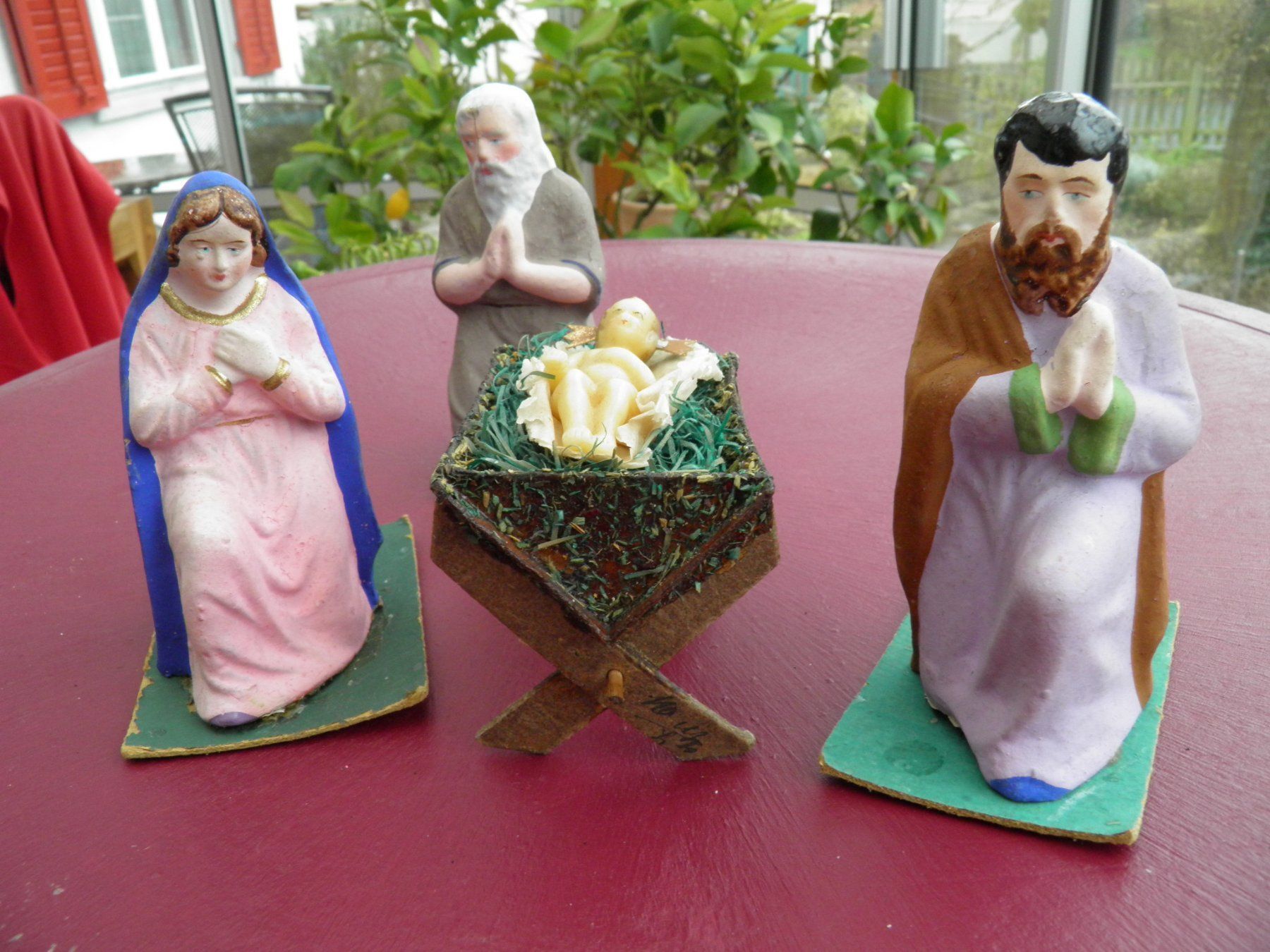 Figuren: Weihnachtsfiguren, antik, ca. 1929 – Gebraucht aus Wettingen von Marsoleum 2