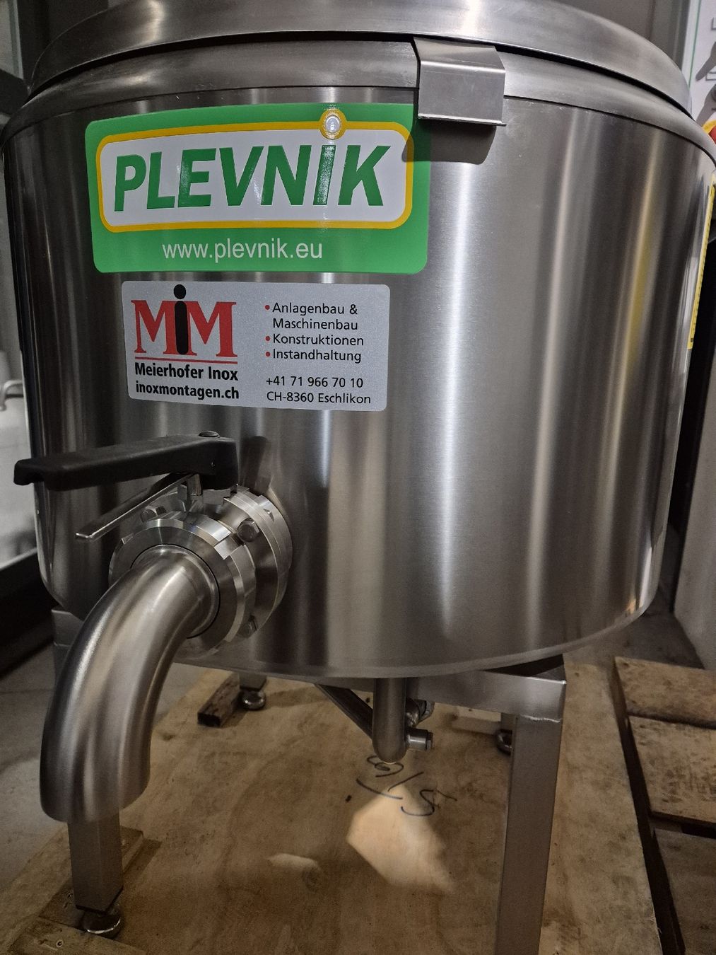 Alle Maschinen: Milchpasteur / Pasteur 100L – Neu (gemäss Beschreibung) aus Eschlikon TG von Meierhofer-Inox 3