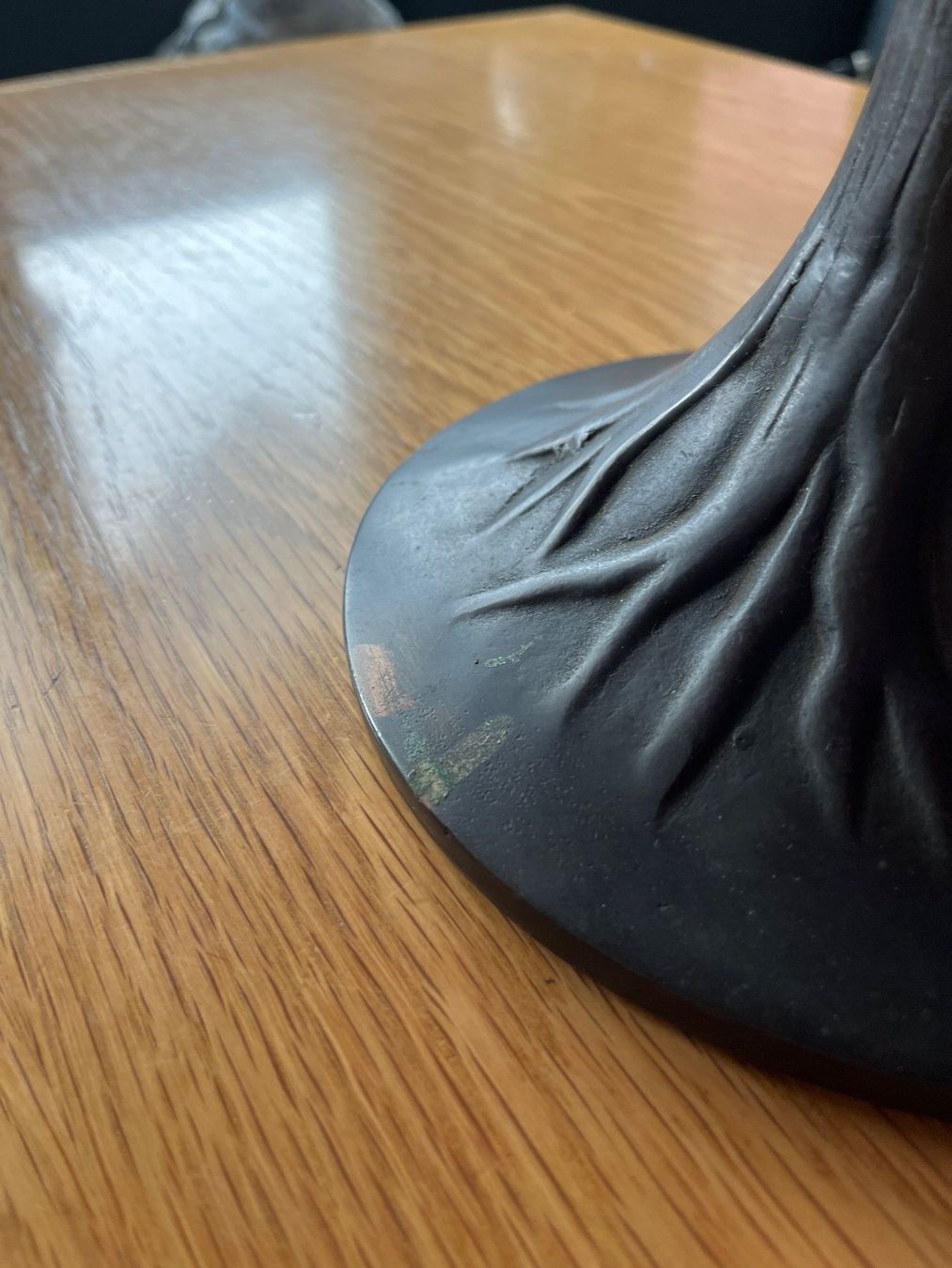 Lampes: Alte Tischlampe mit Bleiverglasung – D'occasion à St.Pantaleon par loewin71 4