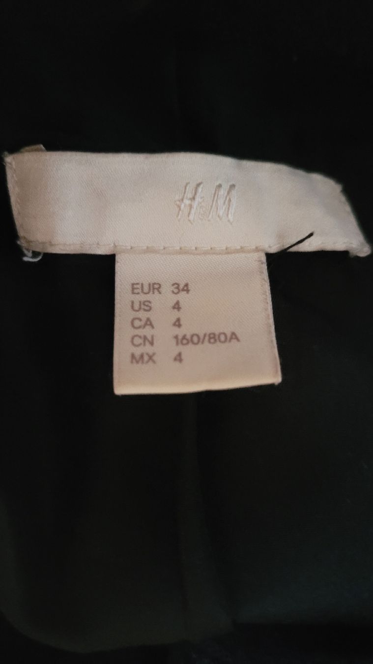 Cappotti: H&M Mantel, Gr. 34, Schwarz – Usato da Weesen venduto da Ena_98 2