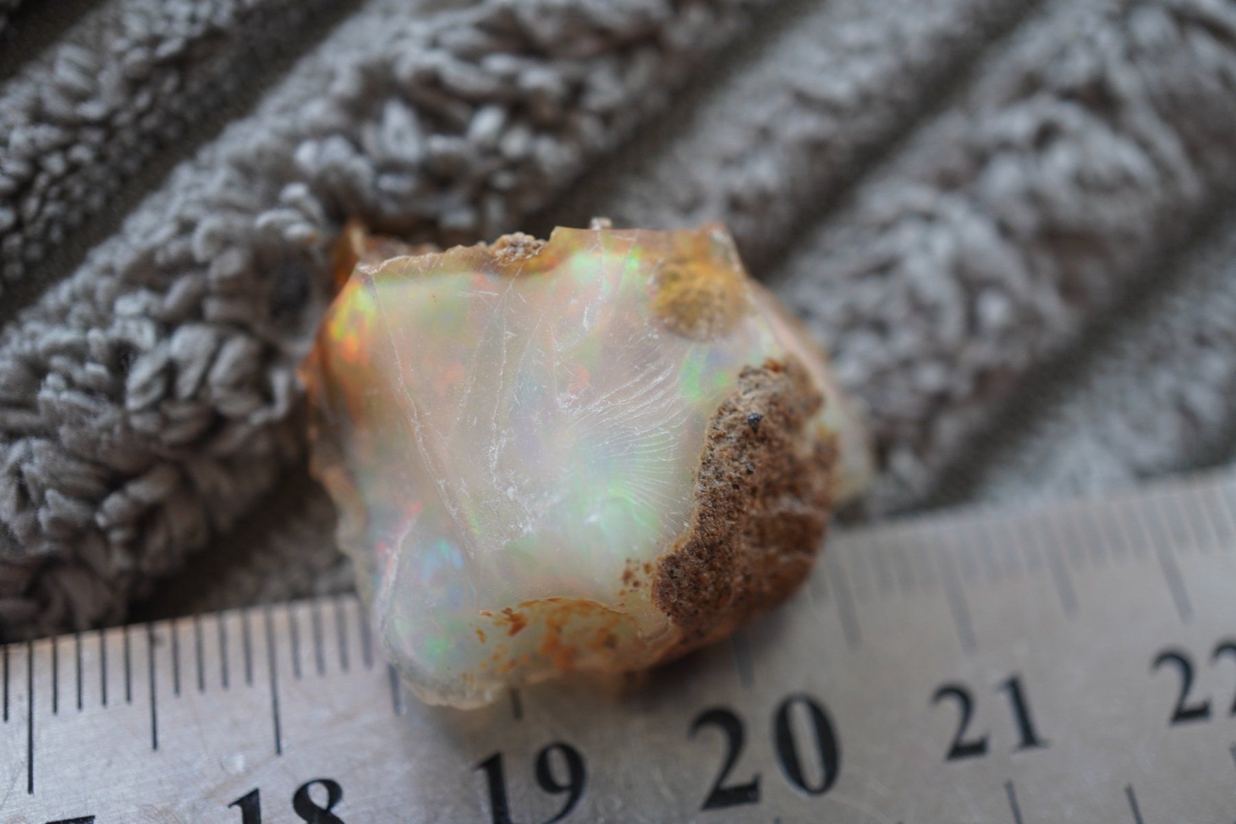 Minerali & Pietre curative: Opal Rohstein  23mm x 25mm    ab  1.-     Räumung – Nuovo e nell'imballaggio originale da Eschenbach SG venduto da topstone 3