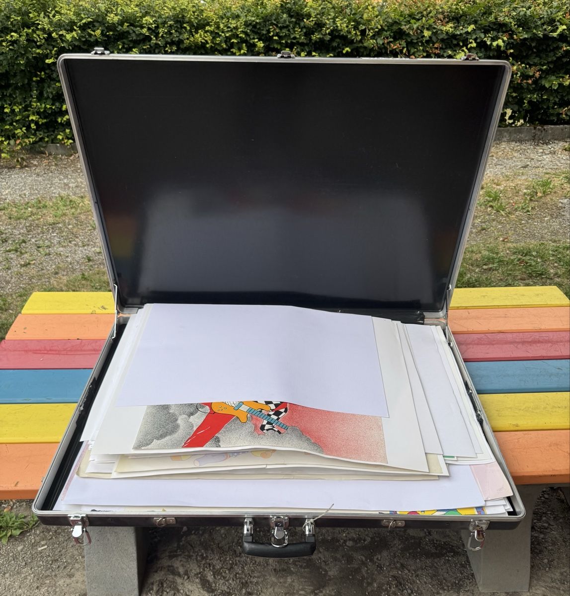 Valigie: Mapen Koffer mit diverse Papieren  – Usato da Schlieren venduto da Freundlich02