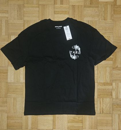 JACK&JONES T-Shirt Schwarz Grösse M mit Print Neu