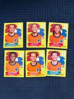 6 Panini Sammelbilder von Niederlanden