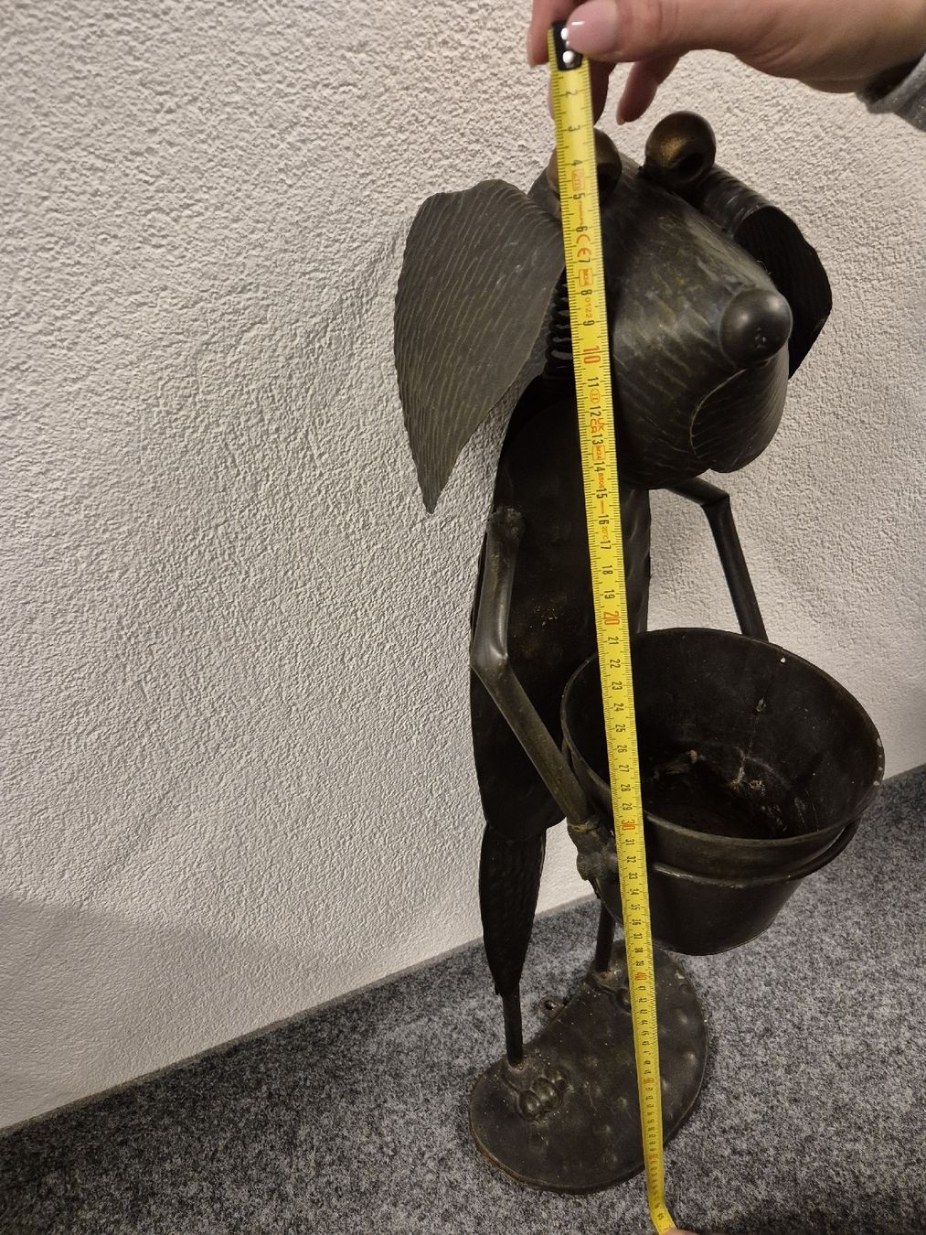 Statuette: Hund aus Blech gearbeitet – Usato da Wettingen venduto da mus_gsb5 1