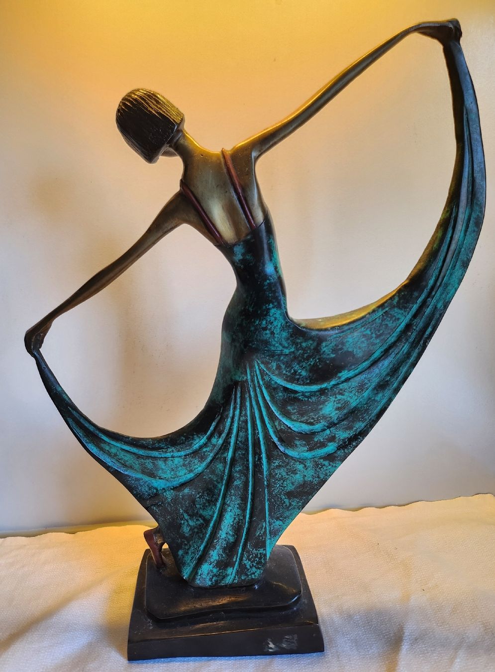 Sculture & Statue: Art Déco Tänzerin Figur Skulptur – Usato da Zürich venduto da BAENZERINO 6