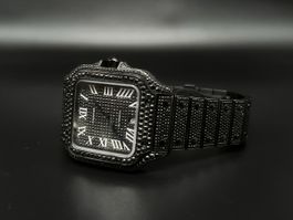 Cartier Santos Large Iced Out WSSA0018 2024