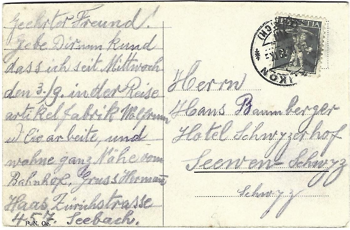 Cartes postales: Oerlikon Gemeindehaus – D'occasion à Wetzikon ZH par Brulu100 1