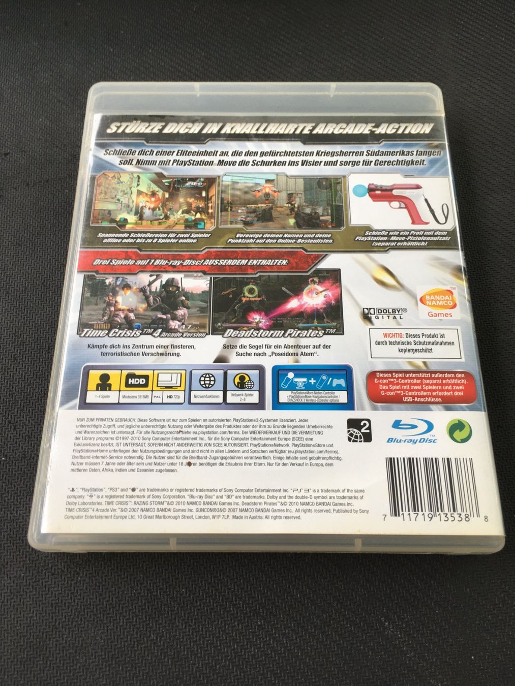 Sony Giochi: Time Crisis Razing Storm - Playstation 3 / PS3 – Usato da St.Gallen venduto da Punktchen01 1