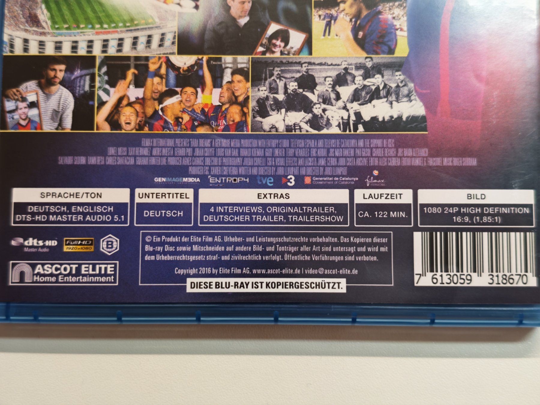 Tutti i DVDs: Barca - Der Traum vom perfekten Spiel – Usato da Liestal venduto da Kratzilla 4