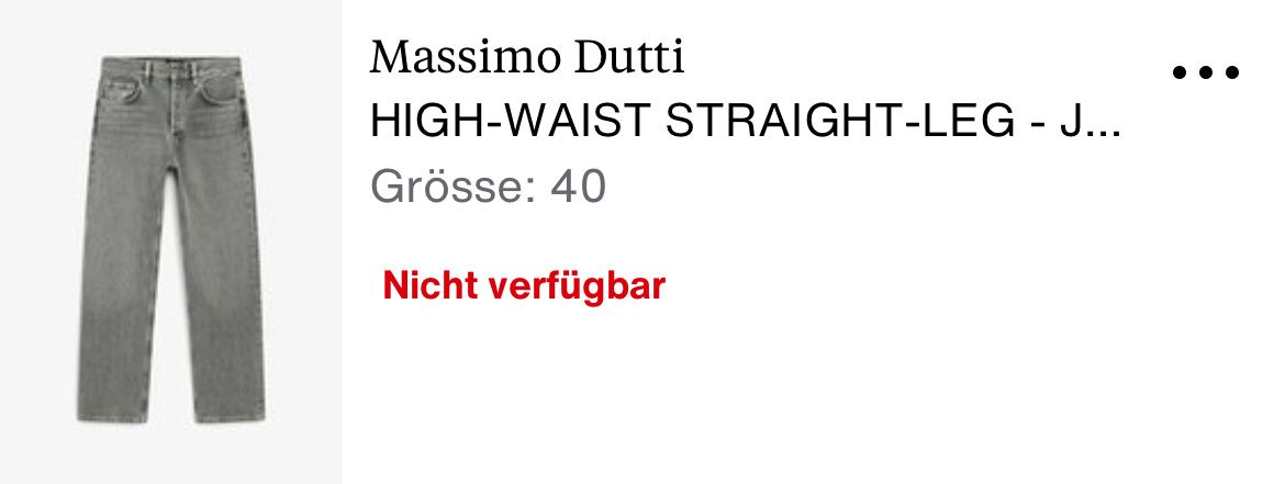 Massimo Dutti Jeans: Massimo Dutti Straight Leg Jeans Gr. 40 – Nuovo (secondo la descrizione) da Sevelen venduto da sar_hmx8 4