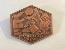 Basler Kupfer-Fasnachtsplakette 1930