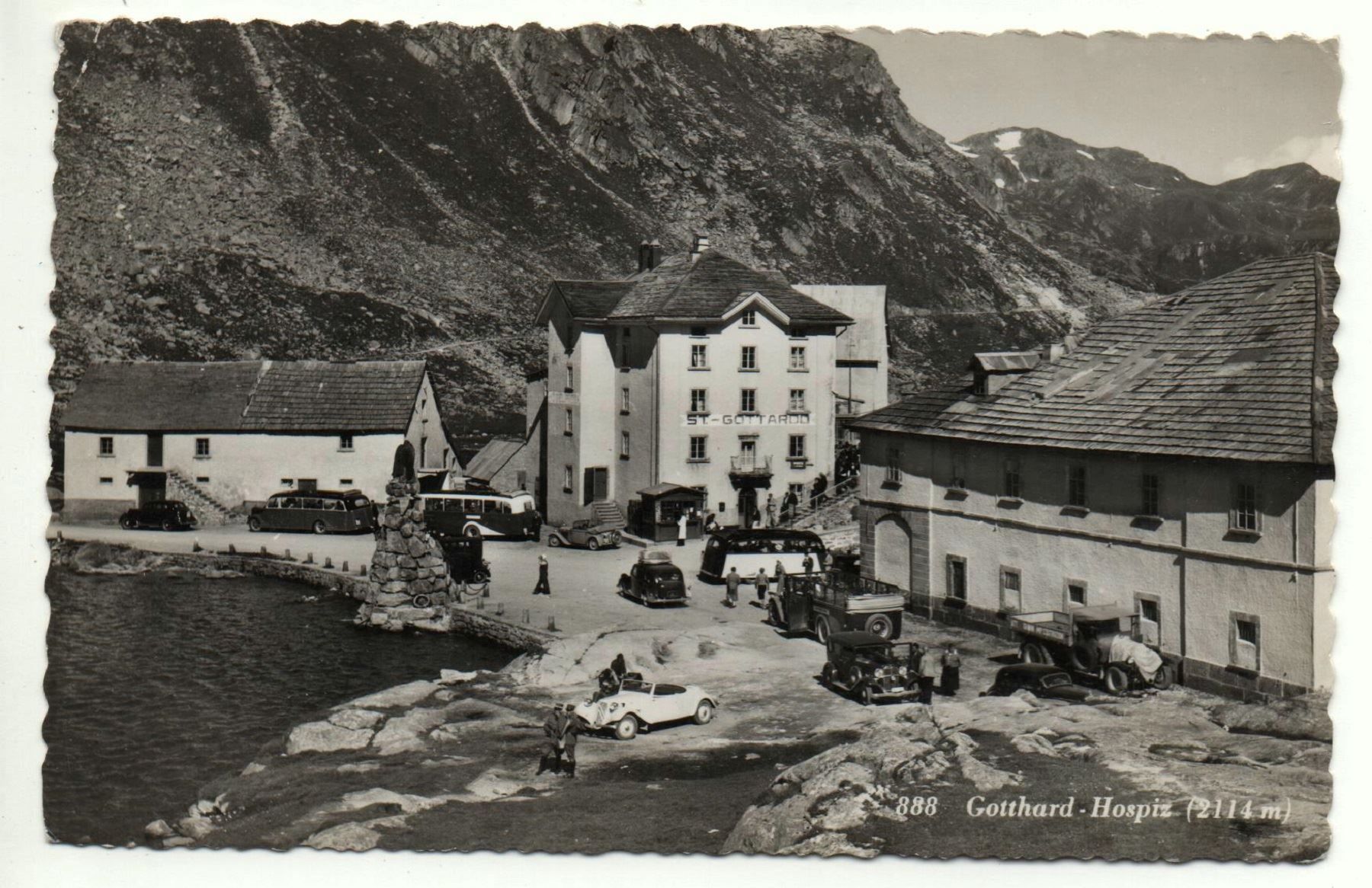 Cartes postales: GOTTHARD-HOSPIZ Bus - Auto - Postauto - LKW – D'occasion à Jona par philajona