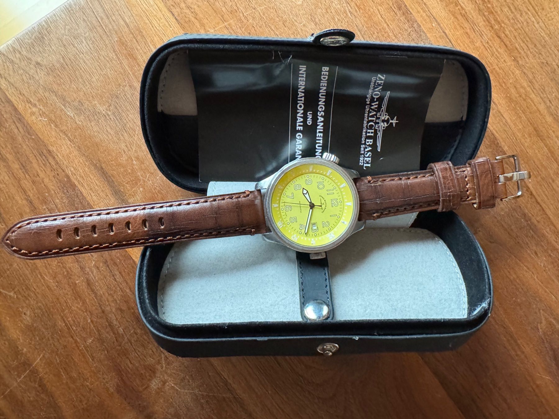 Orologi: Ältere Pilotenuhr, Zeno Watch Fellow Oversized, Automatic – Usato da Rünenberg venduto da Kopflaus81 3