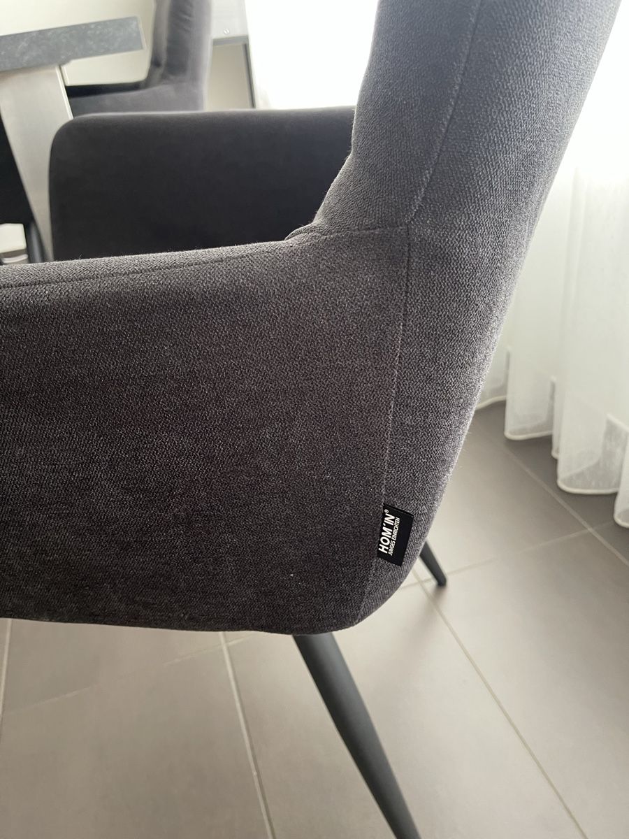 Stühle: 8 Essstühle Anthrazit/Grau – Gebraucht aus Rheinfelden von gentiib 3