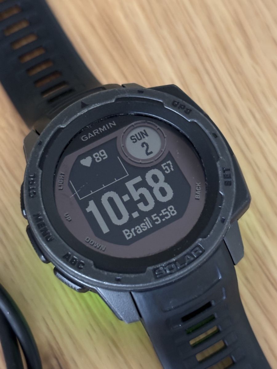 Garmin Orologi: Garmin Instinct Solar Watch black with cable – Usato da Mellingen venduto da Guilhermefurlan 2