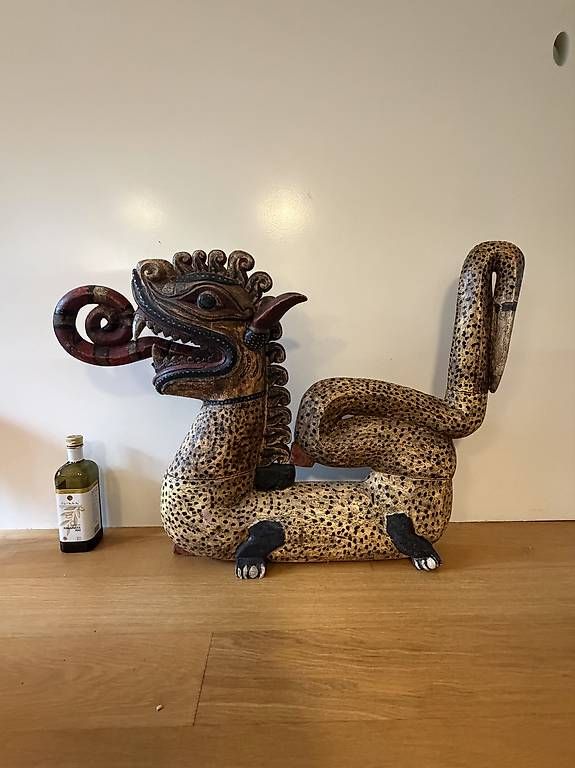 Sculture & Statue: Indonesische Naga Holzfigur – Usato da Basel venduto da dietschy77 1
