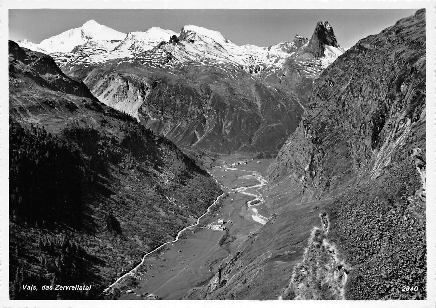 Ansichtskarten: Vals, Zervreilatal – Gebraucht aus Ottikon b.Kemptth. von Neptun1974