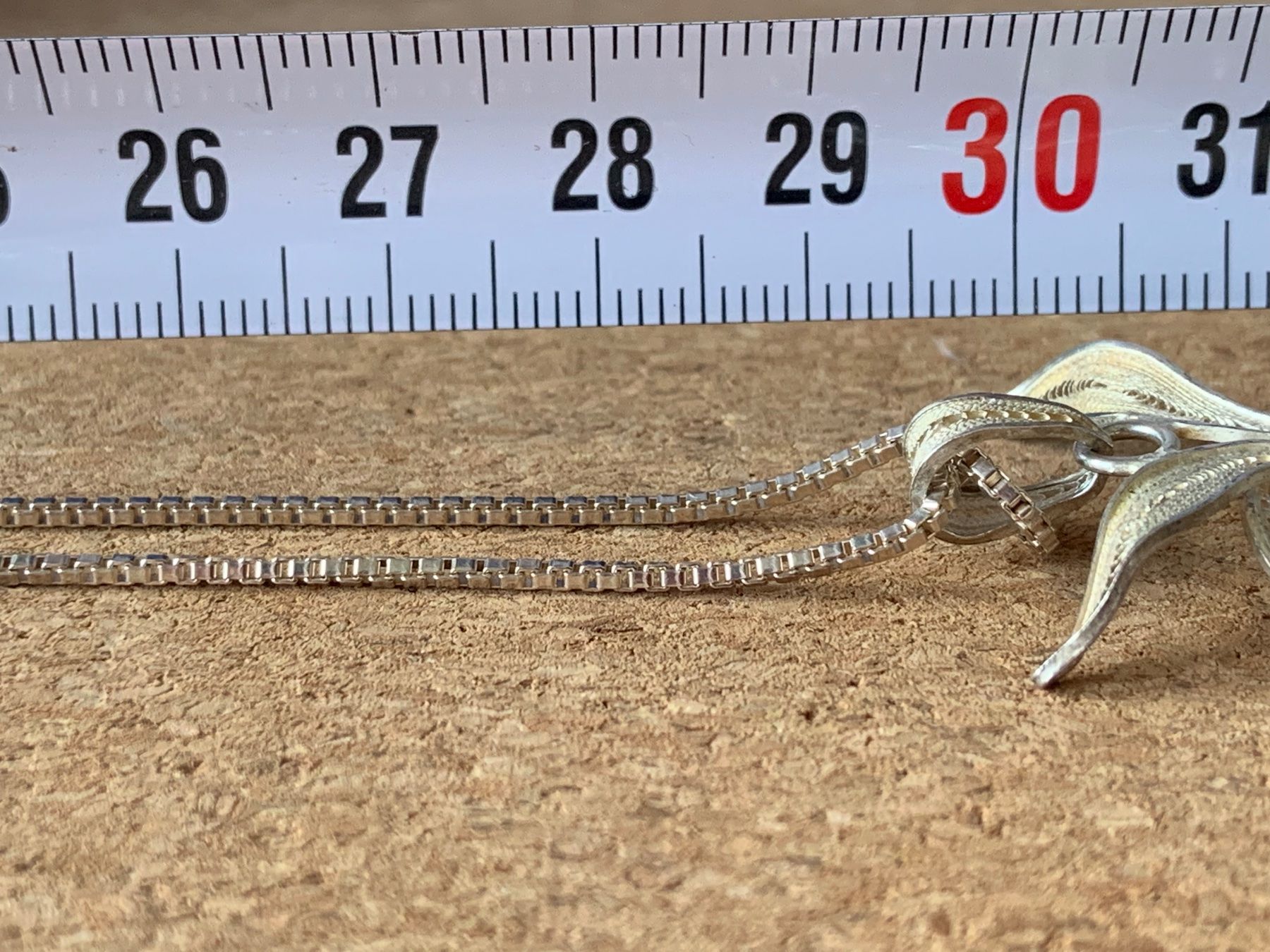 Ciondoli: Silberkette mit Eulen-Anhänger (60cm) – Usato da Dittingen venduto da Bijoubelle 3