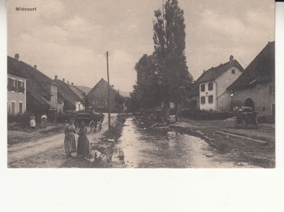 Ansichtskarten: Miécourt ca. 1910 – Gebraucht aus Bürglen TG von StampGraf