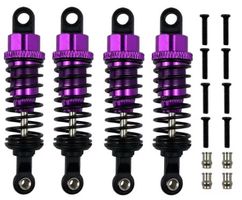 Aluminium Öl  Stossdämpfer 62mm /56mm, Farbe violett 4 Stück