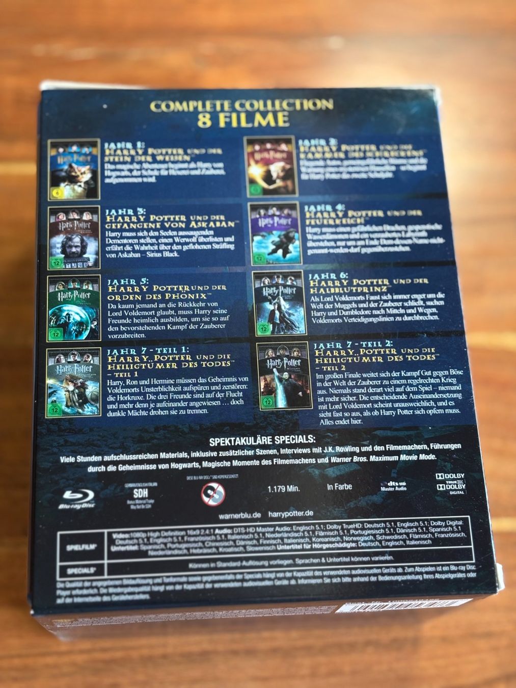 Tutti i DVDs: Harry Potter - Complete Collection [Blu-ray] – Nuovo (secondo la descrizione) da Zweisimmen venduto da Arpxqq 2