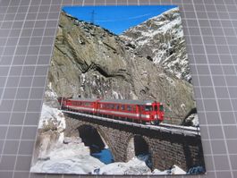 AK Schöllenenschlucht mit Zug