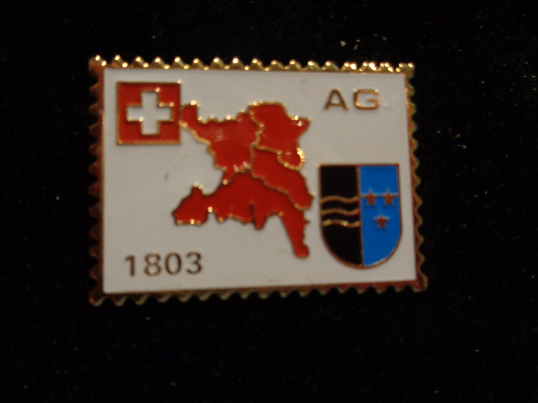 Placchette & Badge: Pin Aargau – Usato da Birsfelden venduto da Albatros55