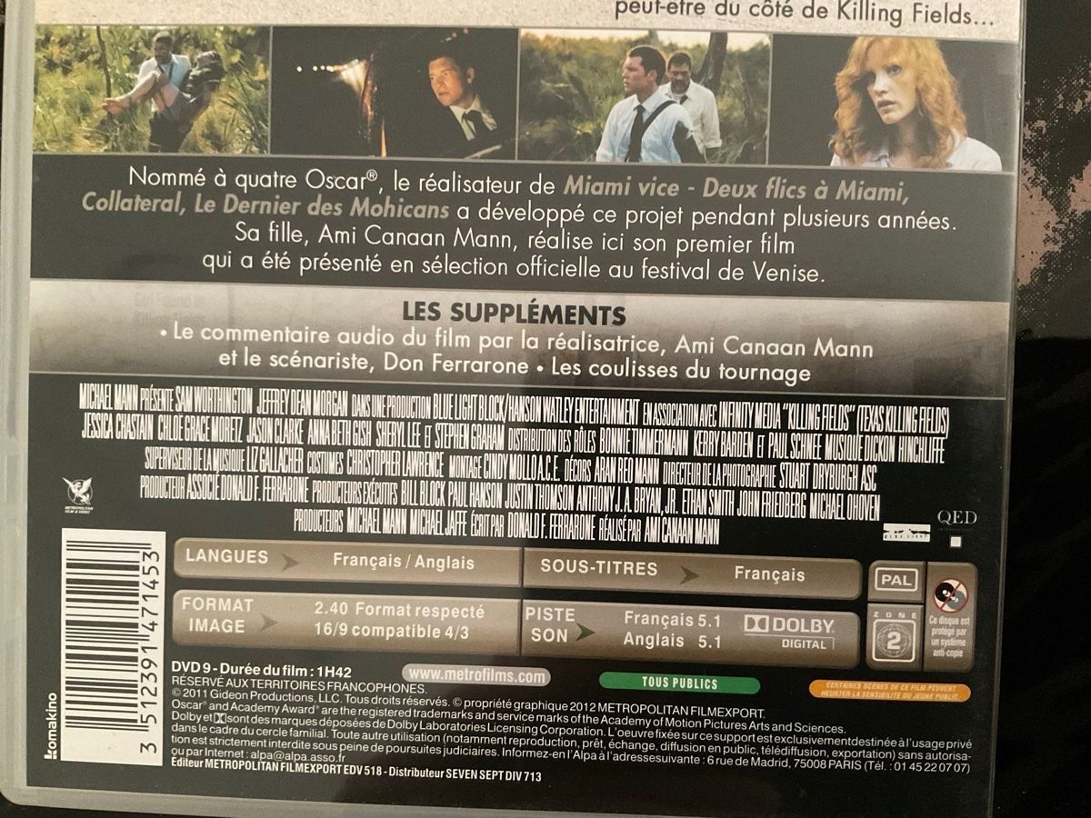 Alle DVDs: Killing Fields DVD - Thriller palpitant avec Sam Worthing... – Gebraucht aus Veyrier von Deniro2 1