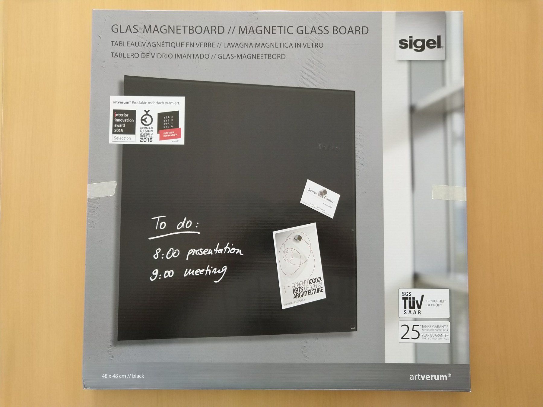 Tableaux: Glas-Magnetboard – Neuf avec emballage d'origine à Forch par CorinneB-K 3