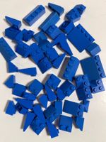 LEGO - 50 Blau Dach - Schräg Steine