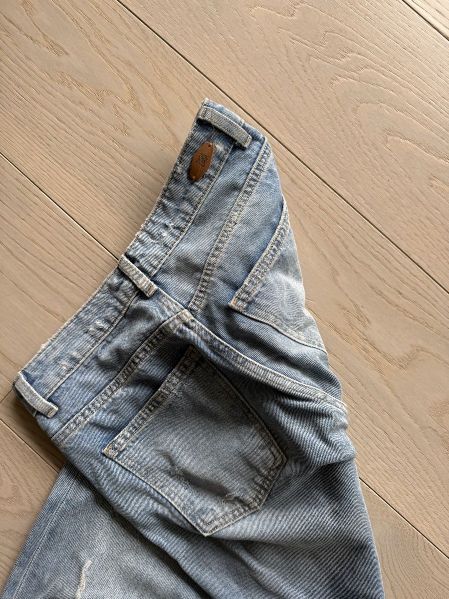 Zara Jeans: Jean Zara taille haute franges perles Taille-32 – Gebraucht aus Genève von rom_8nwv 3