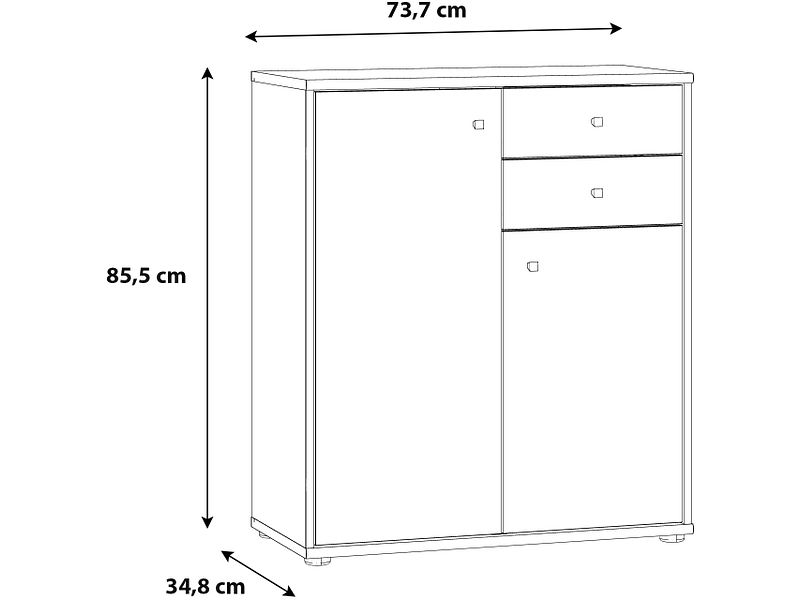 Cassettiere: commode neuve, encore dans le carton – Nuovo e nell'imballaggio originale da Collombey venduto da lon_m7qd 3