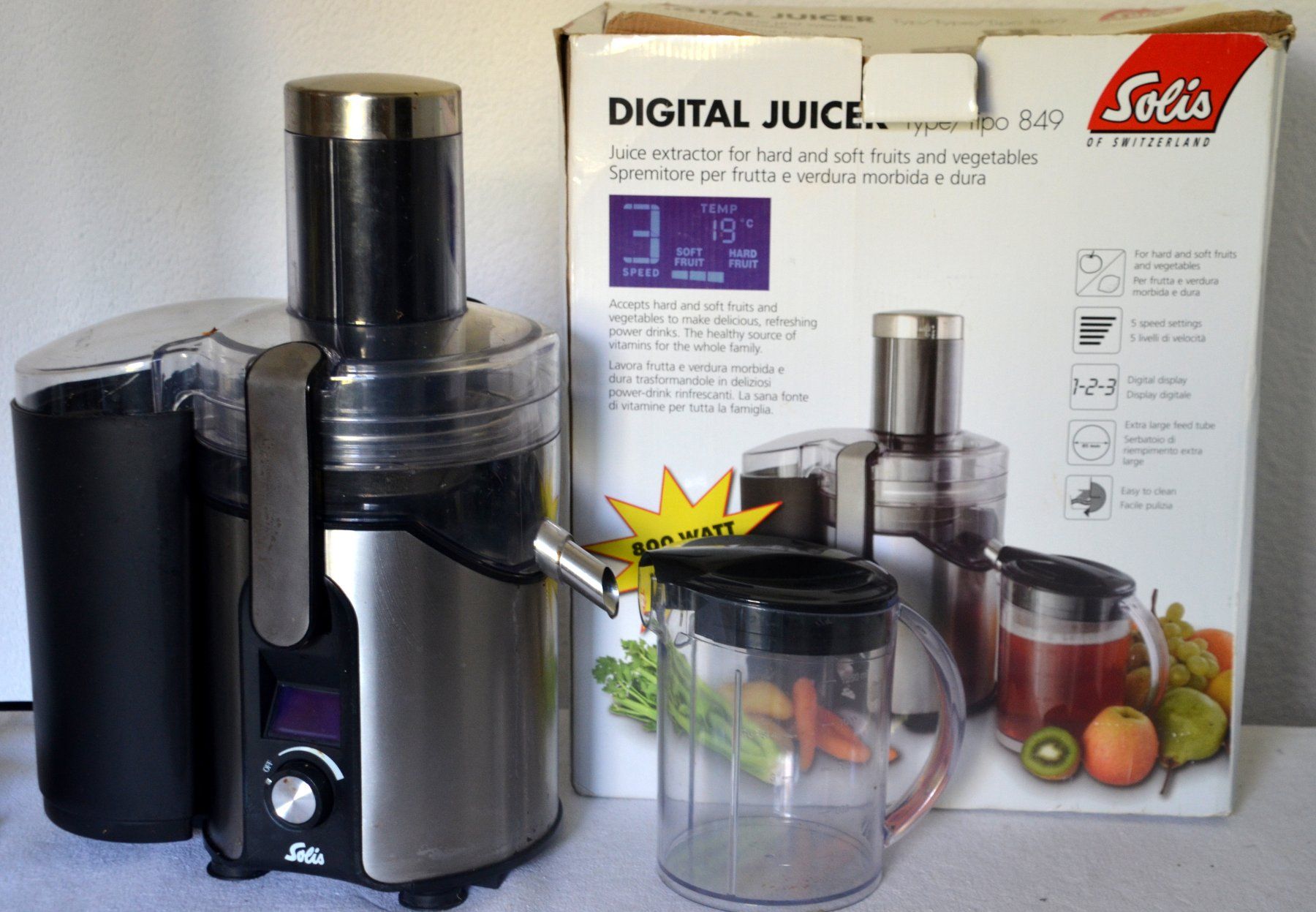 Solis Elettrodomestici da cucina: Solis Digital Juicer Type 849 – Usato da Collonges venduto da arashee